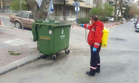 ÇANKAYA 195 BİN HEKTAR ALANI İLAÇLADI