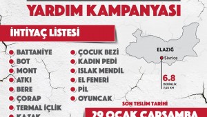 ÇİĞLİ'DE ELAZIĞ SEFERBERLİĞİ
