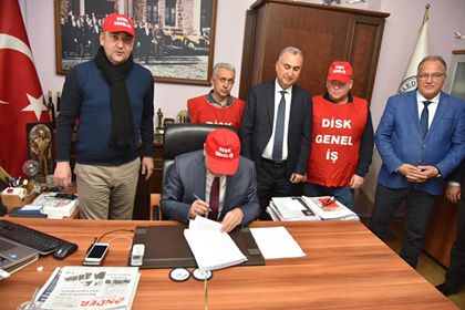 DİSK GENEL-İŞ İLE TOPLU İŞ SÖZLEŞMESİ İMZALANDI