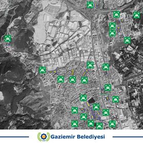 Gaziemir'de afet sonrası 100 bin kişinin toplanabileceği 38 toplanma alanı belirledi