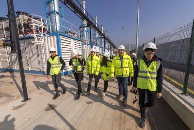  Harmandalı biyogaz tesisi ziyarete açıldı