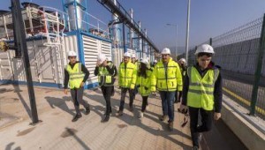  Harmandalı biyogaz tesisi ziyarete açıldı