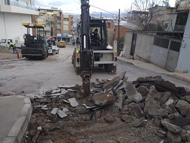 Konak'ın sokaklarında asfalt seferberliği