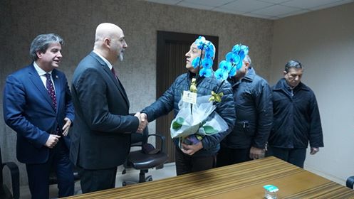 Lostra esnafından Tanta'ya teşekkür ziyareti