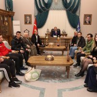 Şampiyonluk sevincini Başkan Aktaş'la paylaştılar