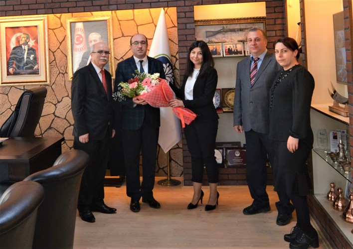 BAŞKAN MUSTAFA ÇÖL'E VERGİ HAFTASI ZİYARETİ