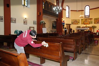 Büyükşehir'den ibadethanelerde temizlik çalışması