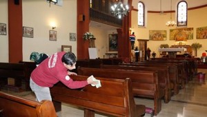 Büyükşehir'den ibadethanelerde temizlik çalışması