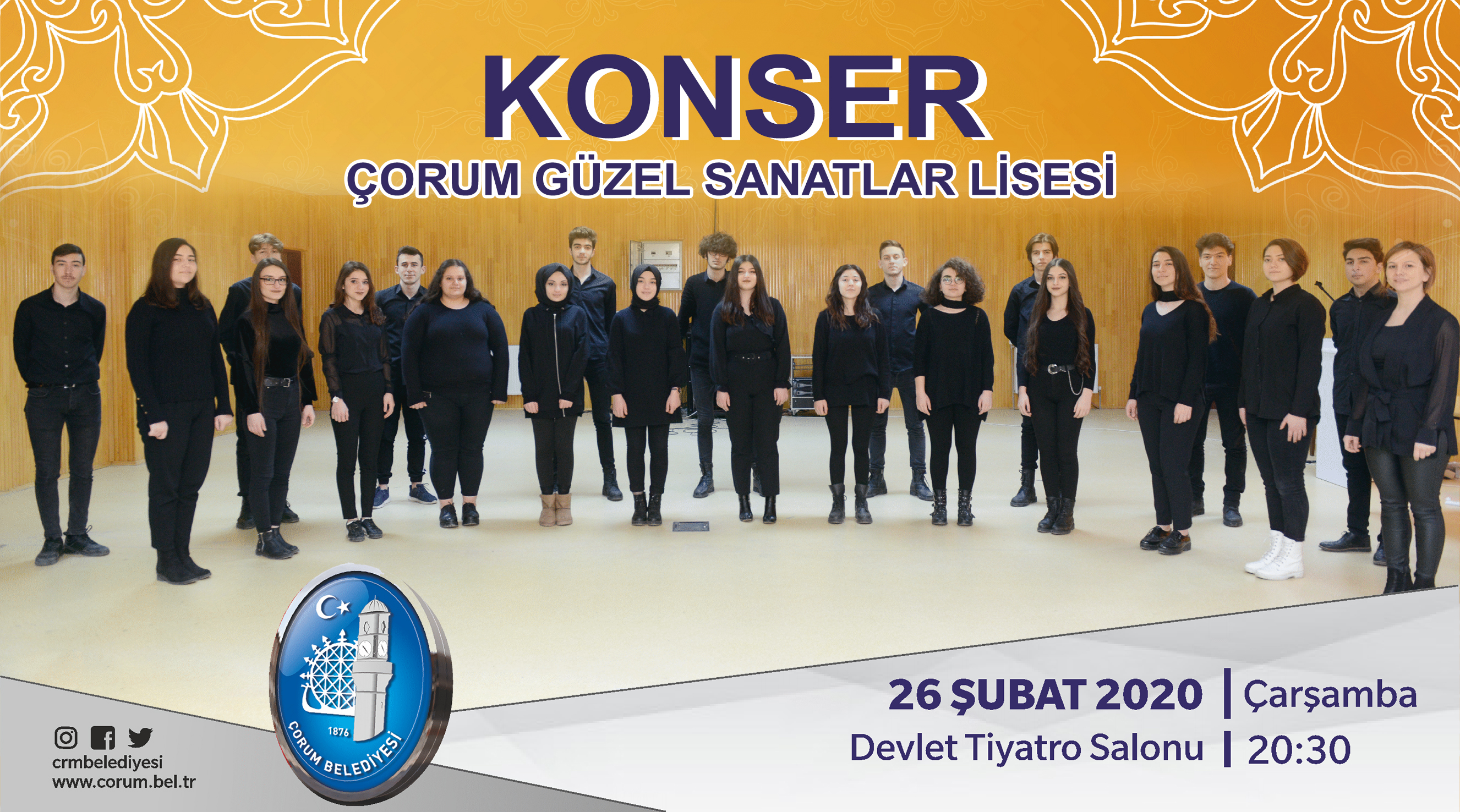 Çok Sesli Koro Çarşamba günü sahne alacak