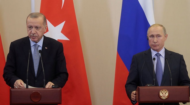 Cumhurbaşkanı Erdoğan, Putin ile İdlib'i görüştü