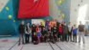 Dağcılık Federasyonu Şampiyonası'nda İnegöl Belediyespor Rüzgarı