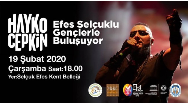 HAYKO CEPKİN EFES SELÇUKLU GENÇLERLE BULUŞUYOR