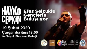 HAYKO CEPKİN EFES SELÇUKLU GENÇLERLE BULUŞUYOR