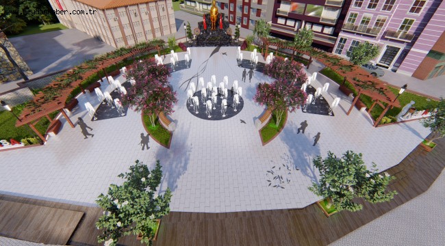 Kemalpaşa'nın simgeleri arasında yer alan Atatürk Meydanı yeni bir çehre kazanacak