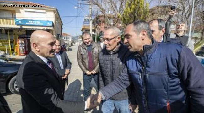 Tunç Soyer Bayındırlı muhtarlarla bir araya geldi