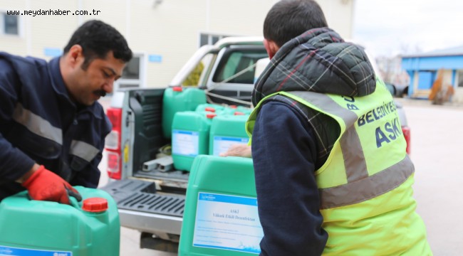 ASKİ'DEN KORONAVİRÜS İLE MÜCADELEYE BÜYÜK KATKI