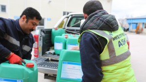 ASKİ'DEN KORONAVİRÜS İLE MÜCADELEYE BÜYÜK KATKI