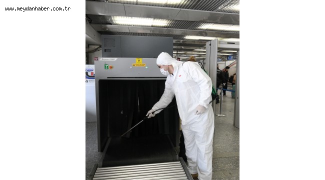 AŞTİ'DE KORONAVİRÜS SALGININA TERMAL KAMERALI ÖNLEM