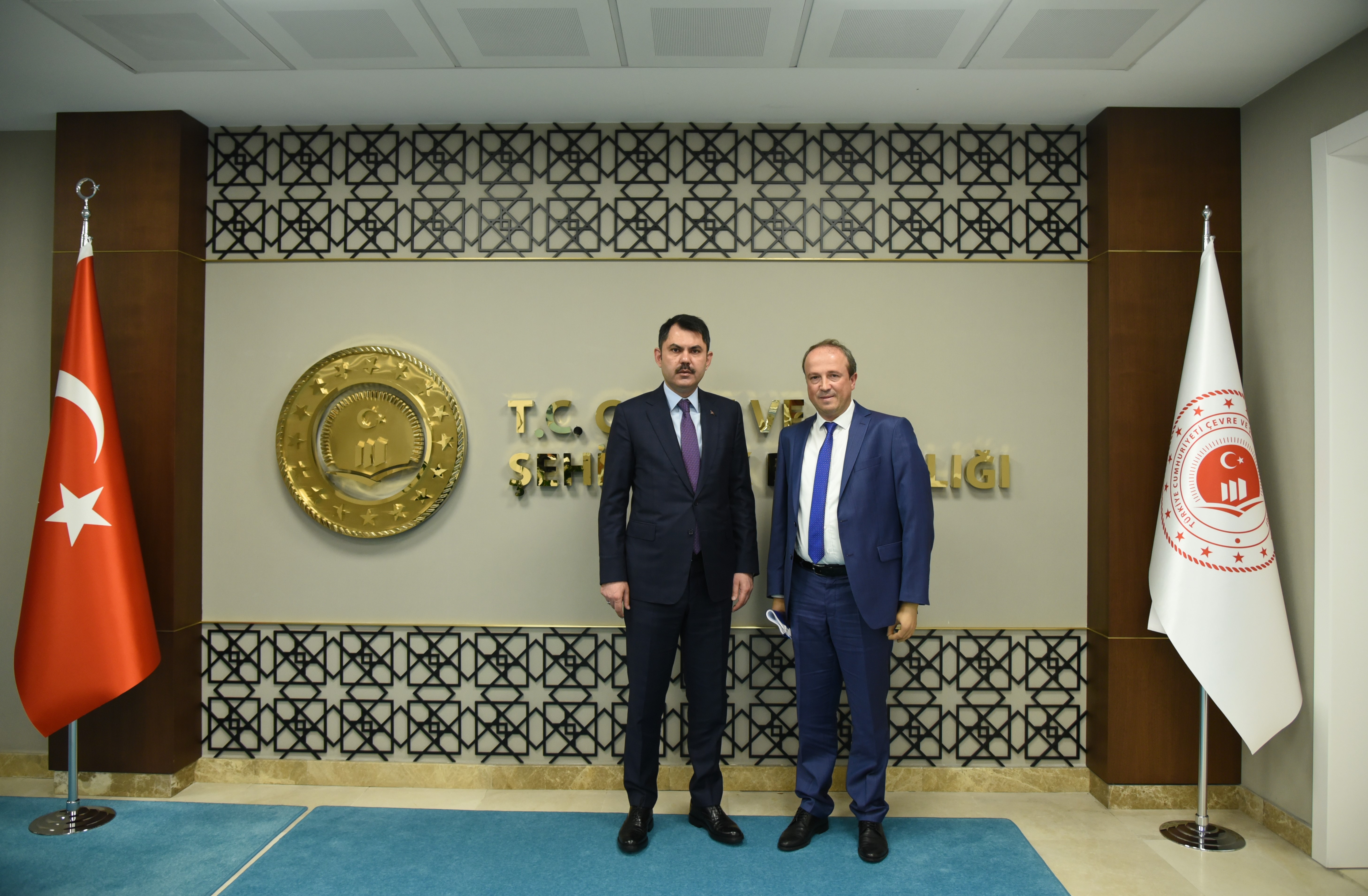 BAKAN KURUM, HANÇERLİ'Yİ MAKAMINDA KONUK ETTİ