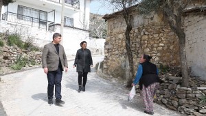 Başkan Tugay'dan köylere Korona turu