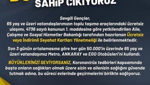BAŞKAN YAVAŞ'TAN 65 YAŞ ÜSTÜ VATANDAŞLARA "EVDE KAL" ÇAĞRISI