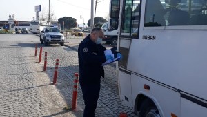 Bergama'da toplu taşımaya Koronavirüs ayarı