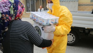 Buca Belediyesi'nden ihtiyaç sahiplerine koronavirüs desteği 