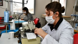 Büyükşehir maske üretmeye başladı