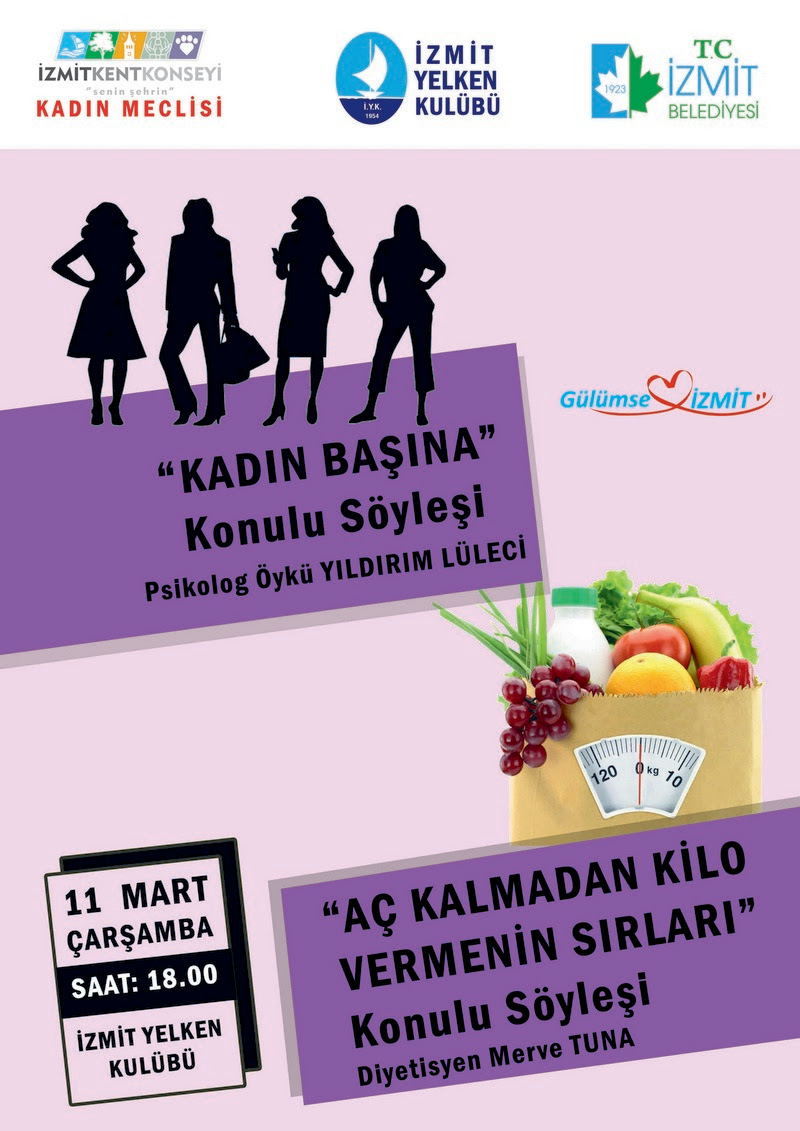 İzmit Kent Konseyi Kadın Meclisi "Kadın Başına" konuşacak