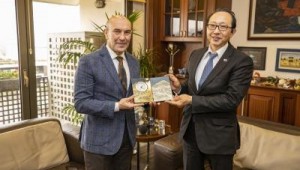 Japon Başkonsolos Nishimaki'den Başkan Soyer'e ziyaret