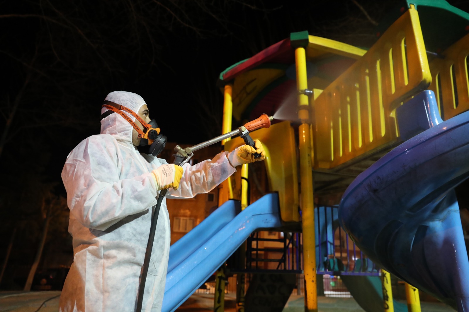 PAMUKKALE BELEDİYESİ'NDE CORONA VİRÜSÜ MESAİSİ