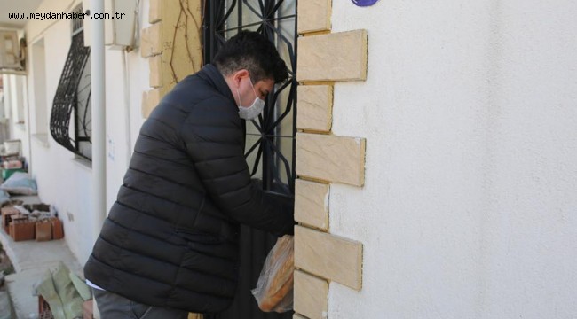Başkan Kılıç fırını olmayan köylerde kapı kapı ekmek astı 