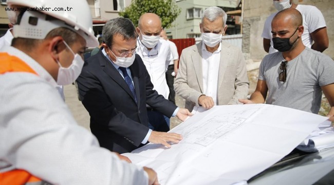 1. KADRİYE'DE İNŞAAT BAŞLADI