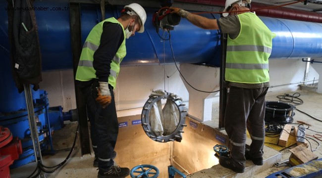 ASKİ'DEN SU İSRAFI İLE MÜCADELE: İVEDİK İÇME SUYU ARITMA TESİSİ'NİN FİLTRELEME SİSTEMİ DEĞİŞTİRİLDİ