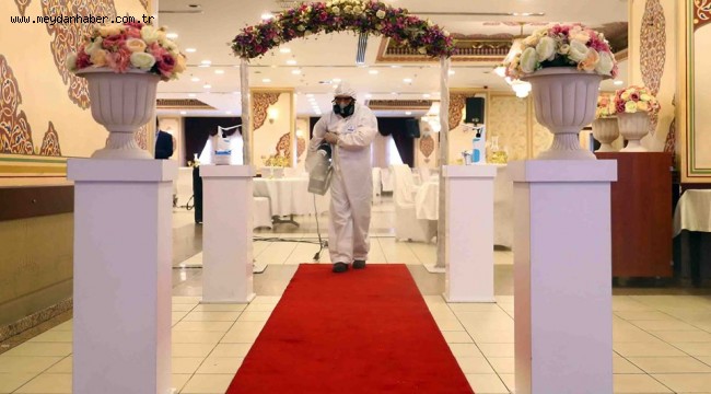 Bağcılar Belediyesi Halk Sarayı, düğünler için hazırlanıyor