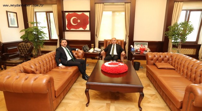 BAŞKAN ARI, İÇİŞLERİ BAKANI SÜLEYMAN SOYLU'YU ZİYARET ETTİ