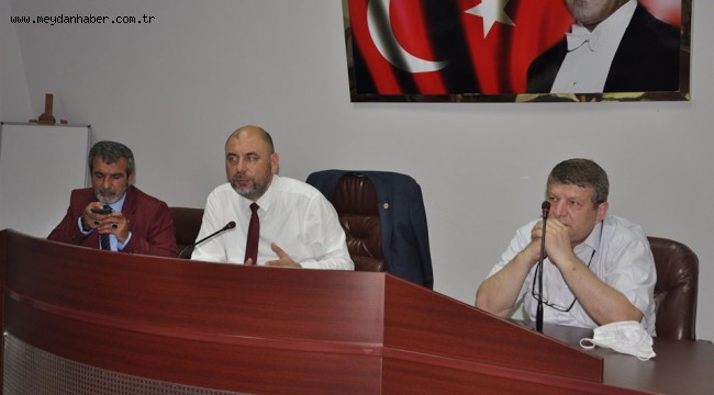 BAŞKAN AYDIN MUHTARLARLA BİR ARAYA GELDİ