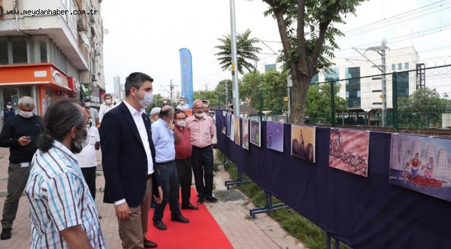 Başkan Gökhan Yüksel, 'Emeğimizah Karikatür Sergisi'nin Açılışına Katıldı