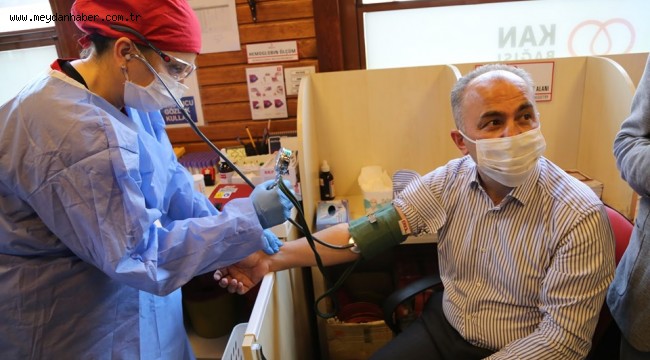 BAŞKAN METİN, AKPARTİ 'NİN KAN BAĞIŞI ETKİNLİĞİNE KATILDI…