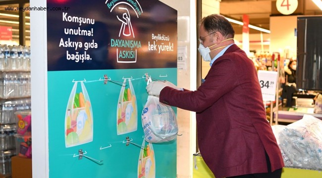 BEYLİKDÜZÜ'NDE DAYANIŞMA ASKISI SONA ERDİ