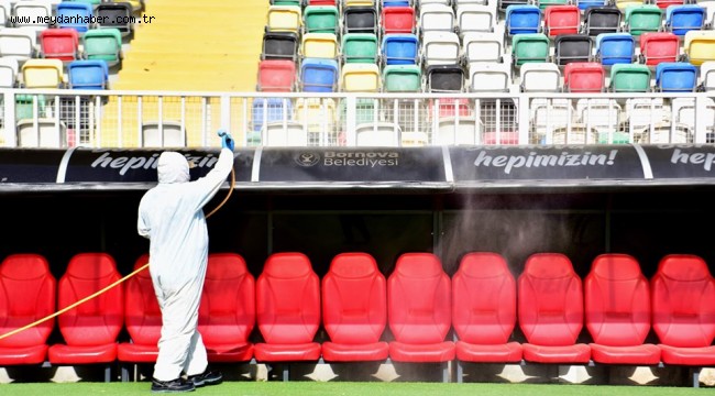 Bornova Stadı maçlara hazır