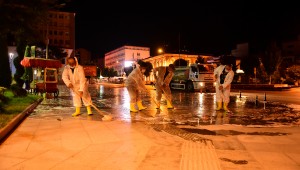 cadde yıkama ve dezenfekte