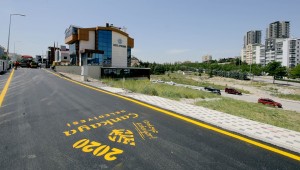 ÇANKAYA'DA ASFALTA ARA VERMEDİ