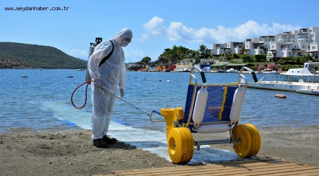 Engelsiz Plajlara COVID-19 Önlemi 