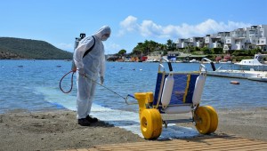 Engelsiz Plajlara COVID-19 Önlemi 