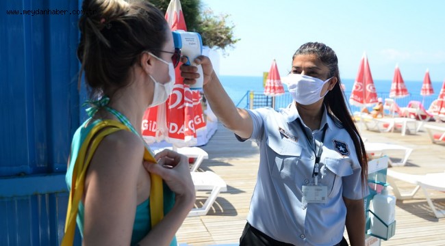 Falez plajları açıldı