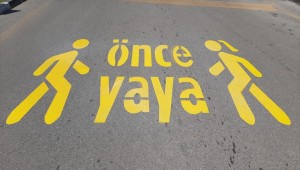 Güvenli Ulaşım İçin Trafik İşaretlemeleri Yenilendi