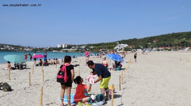 Ilıca Plajı yine cıvıl cıvıl !