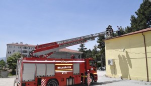 Isparta Belediyesi itfaiyesinden ilçe ve belde belediyeleri itfaiye ekiplerine eğitim desteği