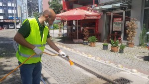 İzmit Belediyesi sivrisinekle mücadeleye devam ediyor